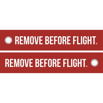 Remove Before Flight Keychain