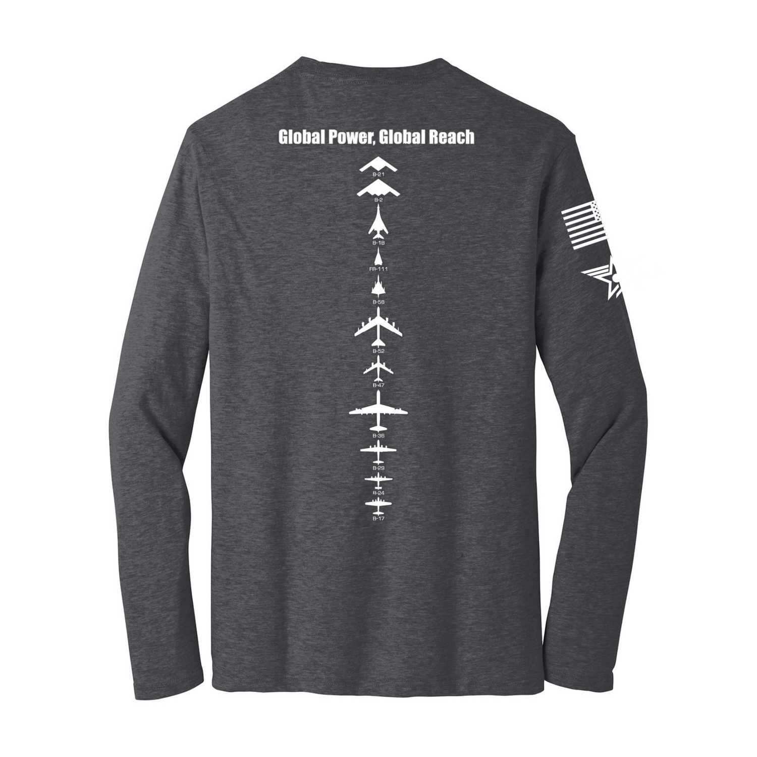 B-21 Raider Long Sleeve Shirt Back