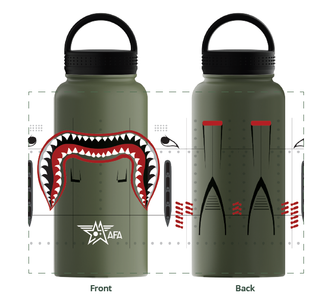 P-40 Warhawk Insulated 32 oz Bottle