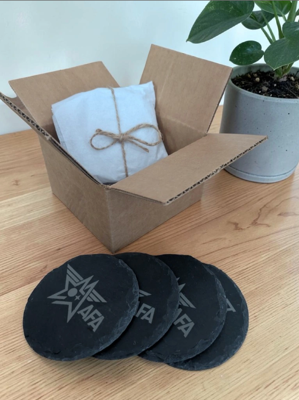 AFA Slate Coaster Set of 4