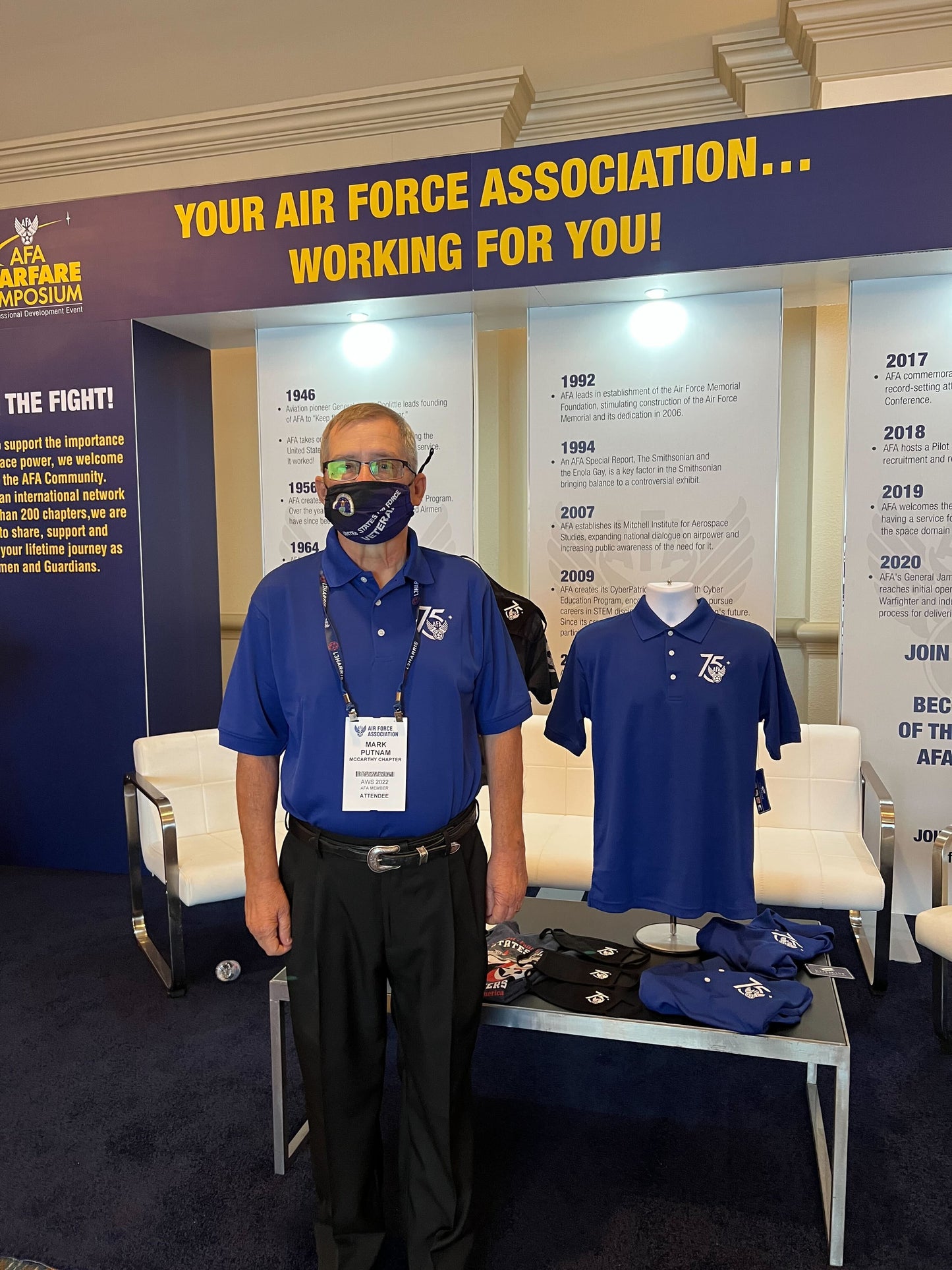 AFA 75th Anniversary Polo