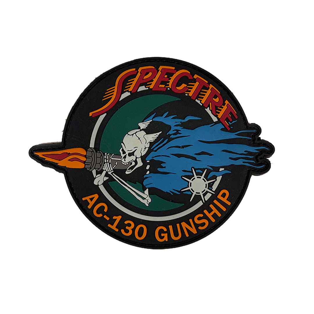 Spectre AC-130 Gunship Glow in the dark 3.5" PVC Patch