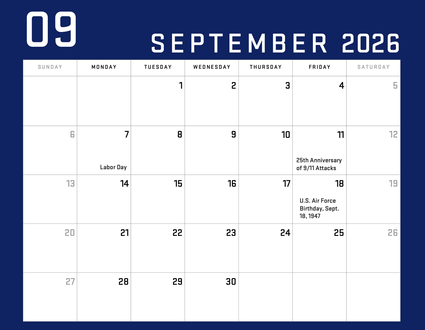 2026 AFA Calendar - ShopAFA