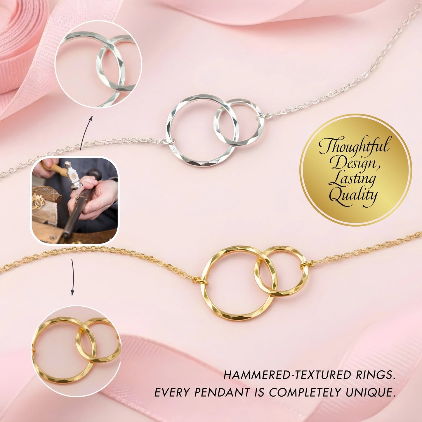 Military Wife- Deployment Gift Gold Necklace