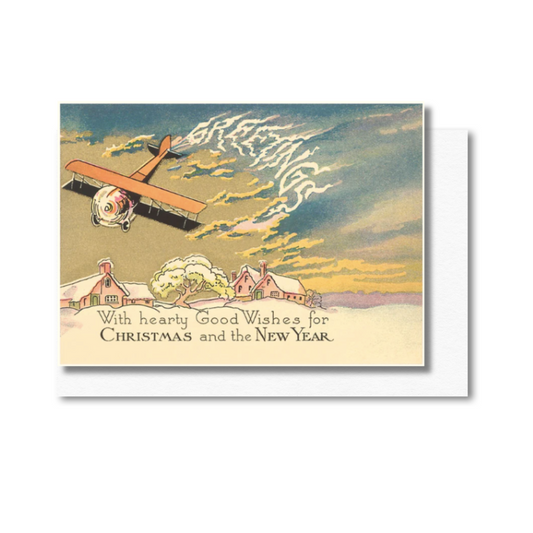 Hearty Good Wishes Holiday Cards, Set of 8