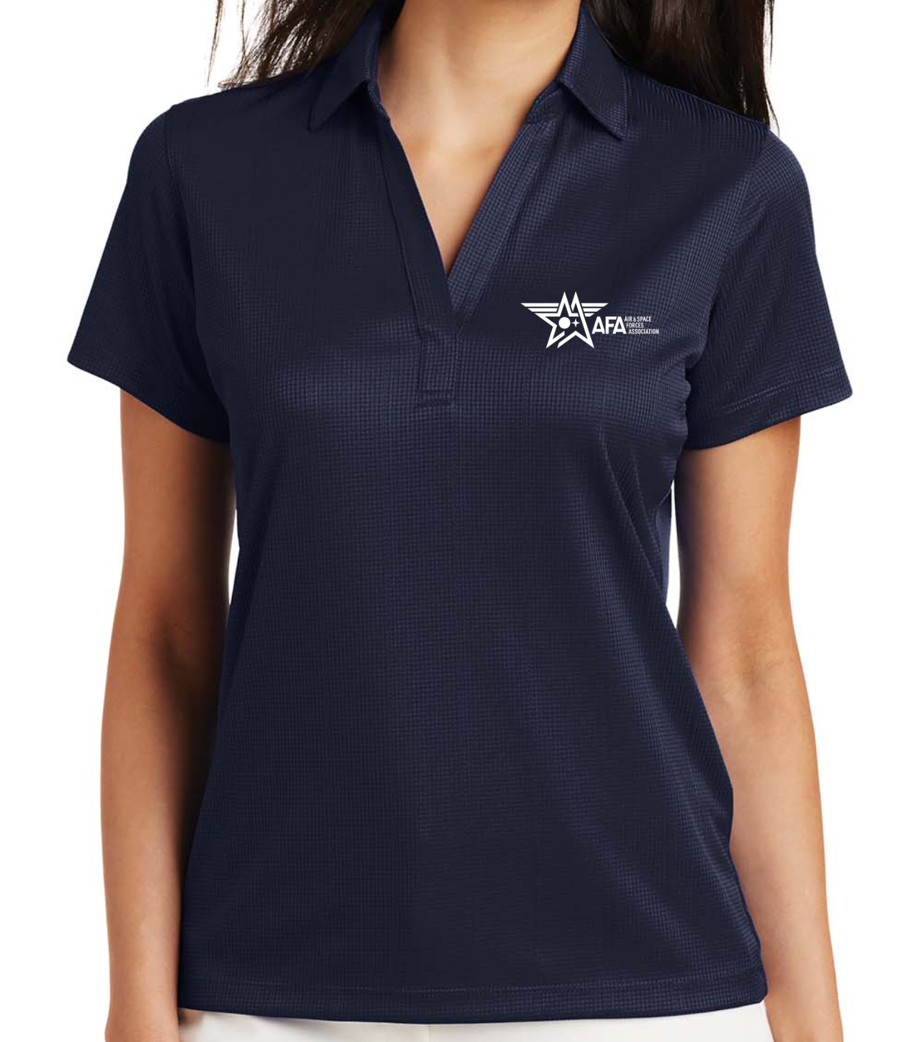 Air & Space Forces Association Performance Jacquard Polo