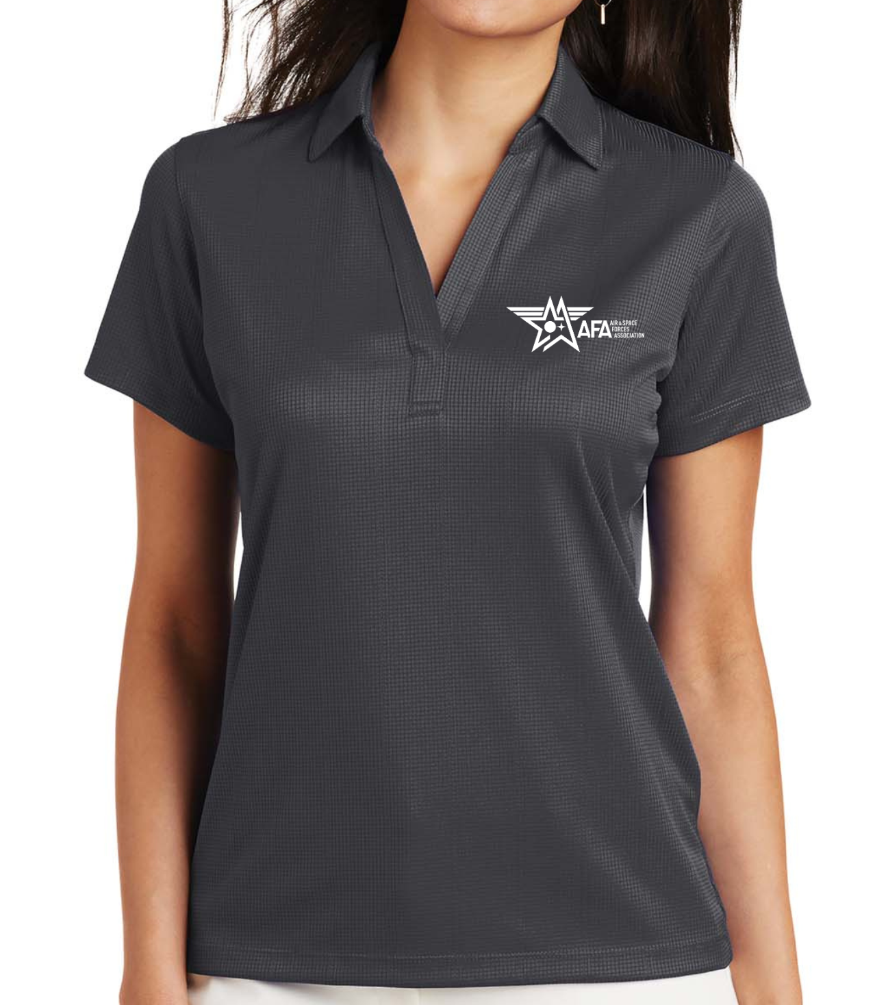 Air & Space Forces Association Performance Jacquard Polo