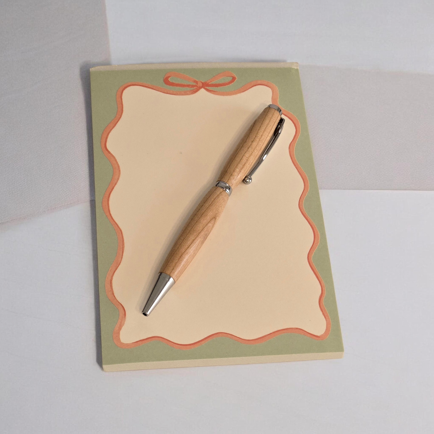 Handcrafted Artisan Cherry Wood Pen
