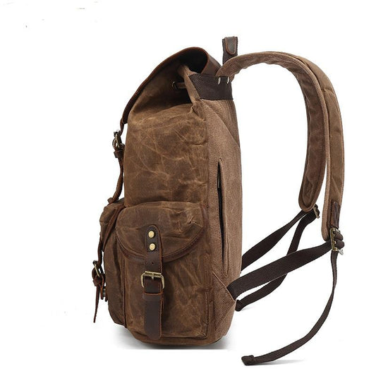 Waxed Canvas Field Ruck Backpack