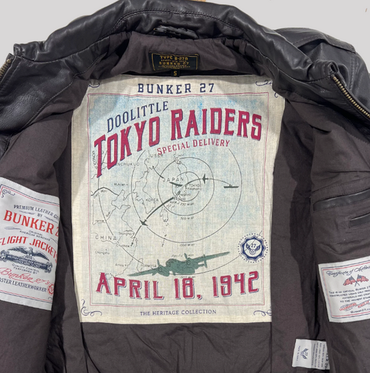 Tokyo Raiders Sheepskin Leather Flight Jacket
