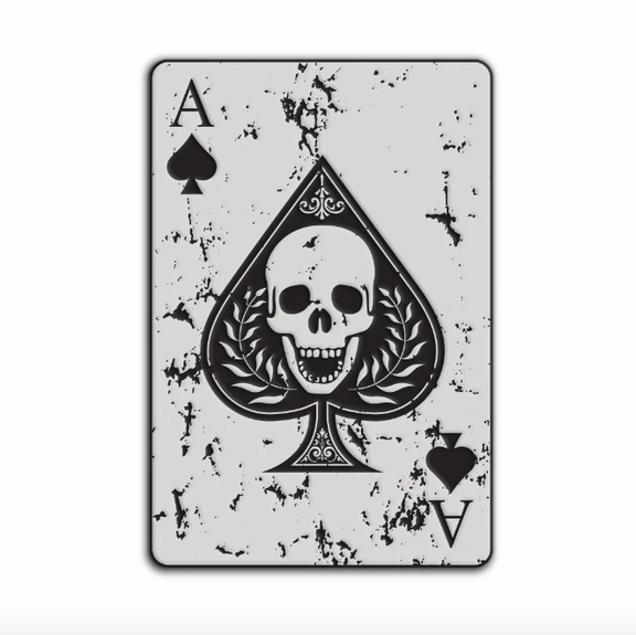 Ace Of Spades Patch In Collectible Military Surplus Patches for sale
