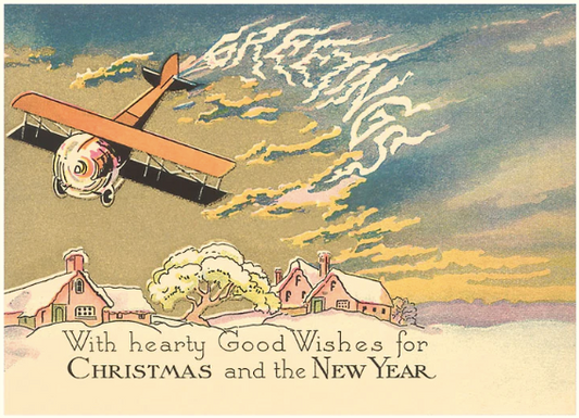 Hearty Good Wishes Holiday Cards, Set of 8