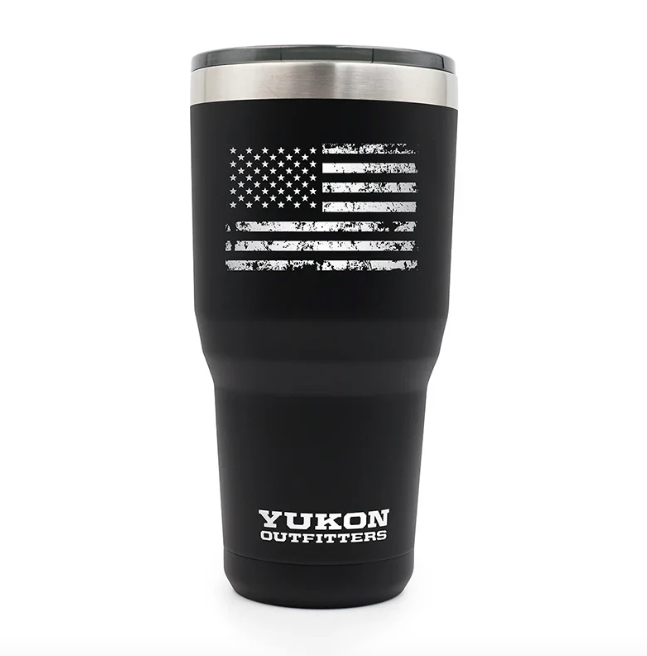 YUKON 30oz Freedom Tumbler - Distressed U.S. Flag