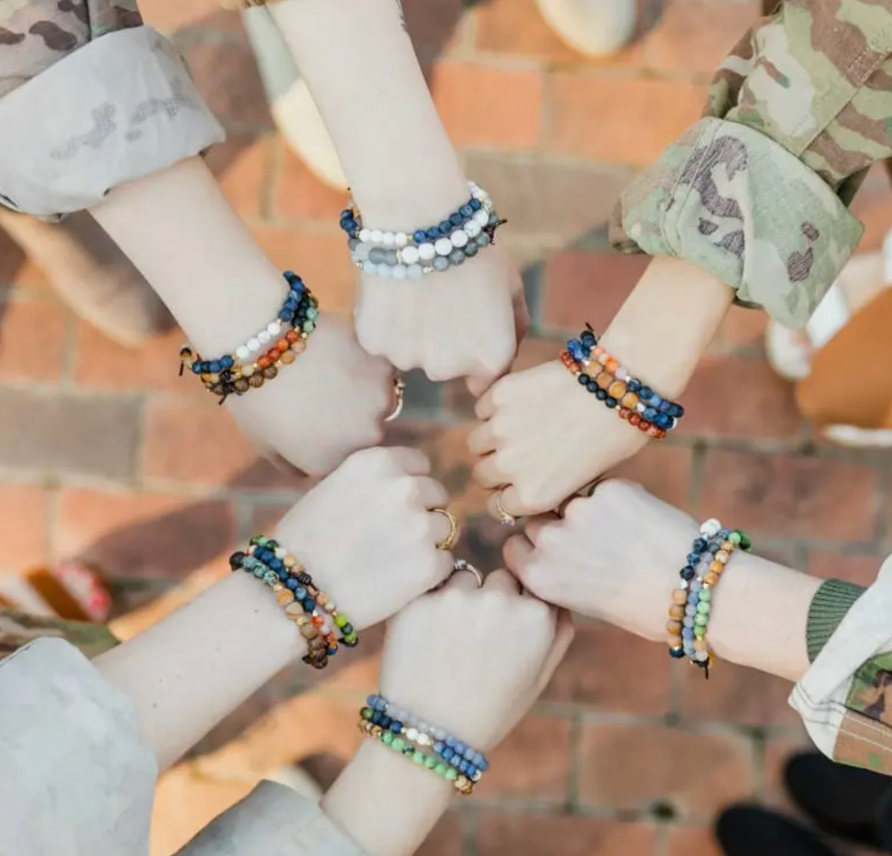 In My Heart Bracelet – Air Force | A Military Deployment Bracelet