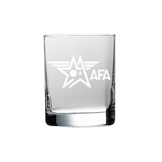 AFA Etched Rocks Glass - ShopAFA