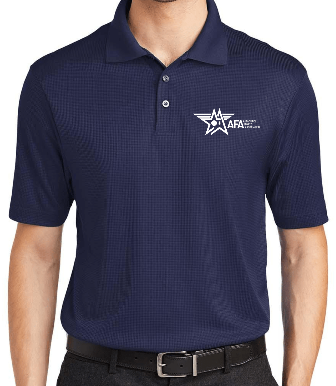 Air & Space Forces Association Performance Jacquard Polo - ShopAFA