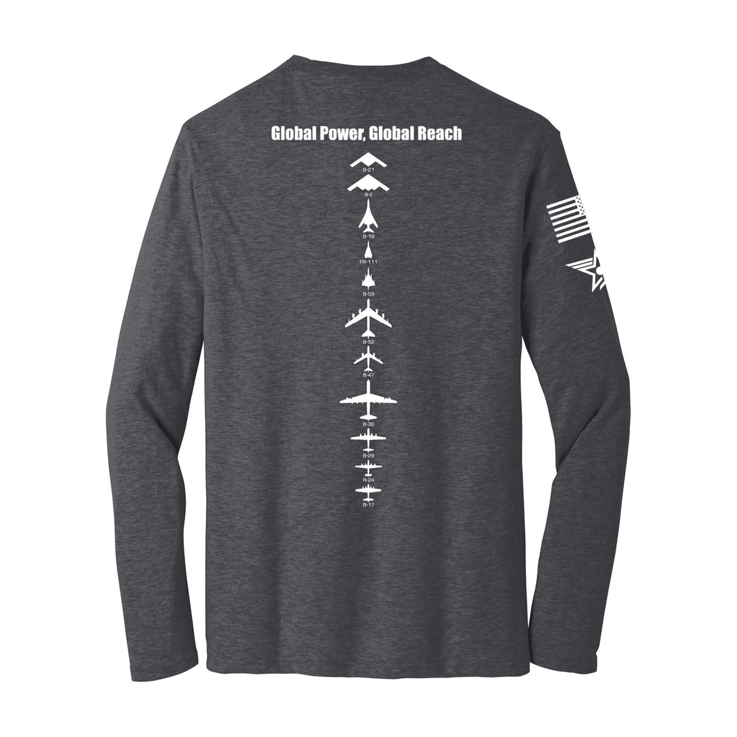 B-21 Raider Long Sleeve Shirt Back