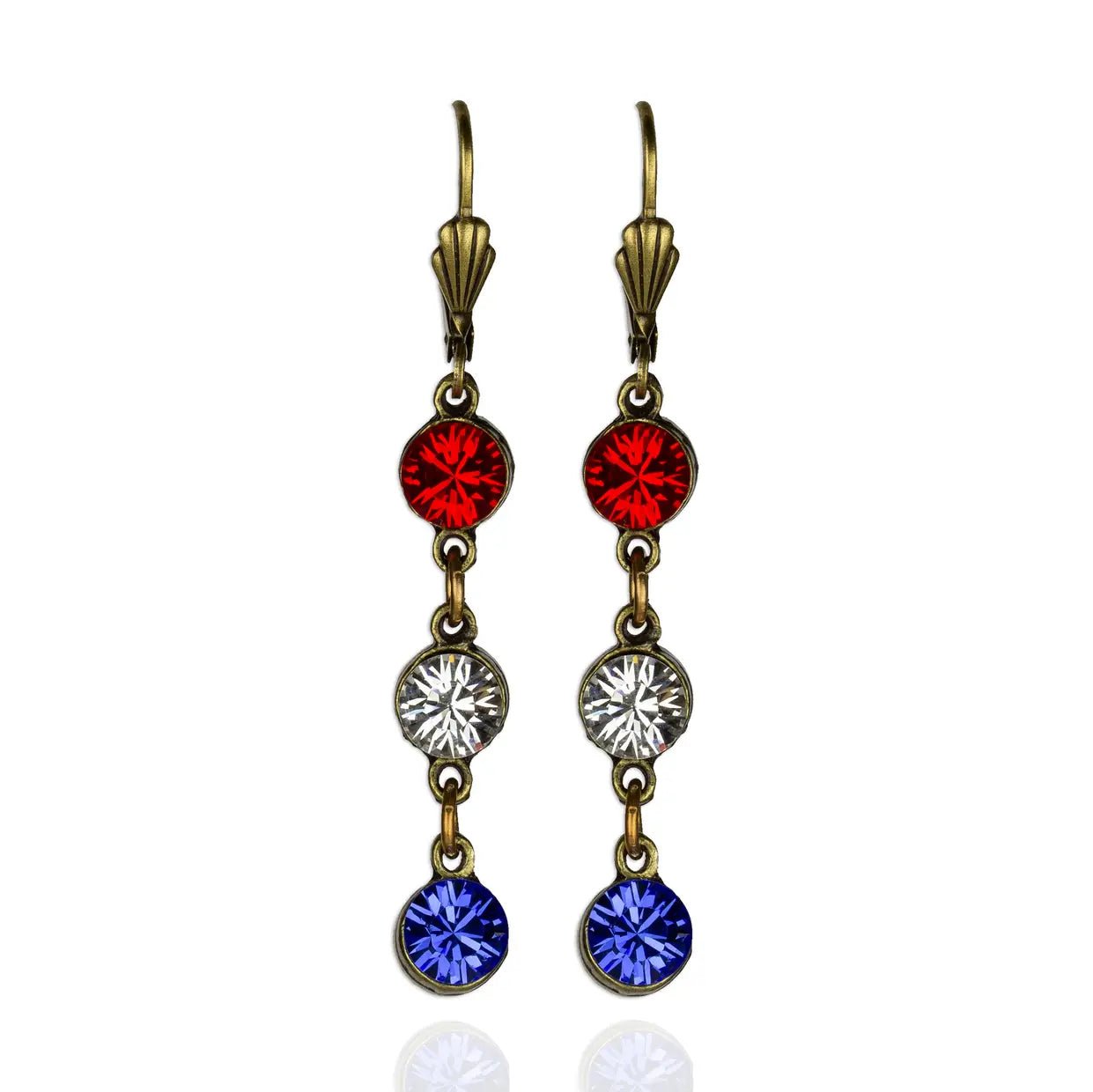 Crystal Americana Earrings - ShopAFA
