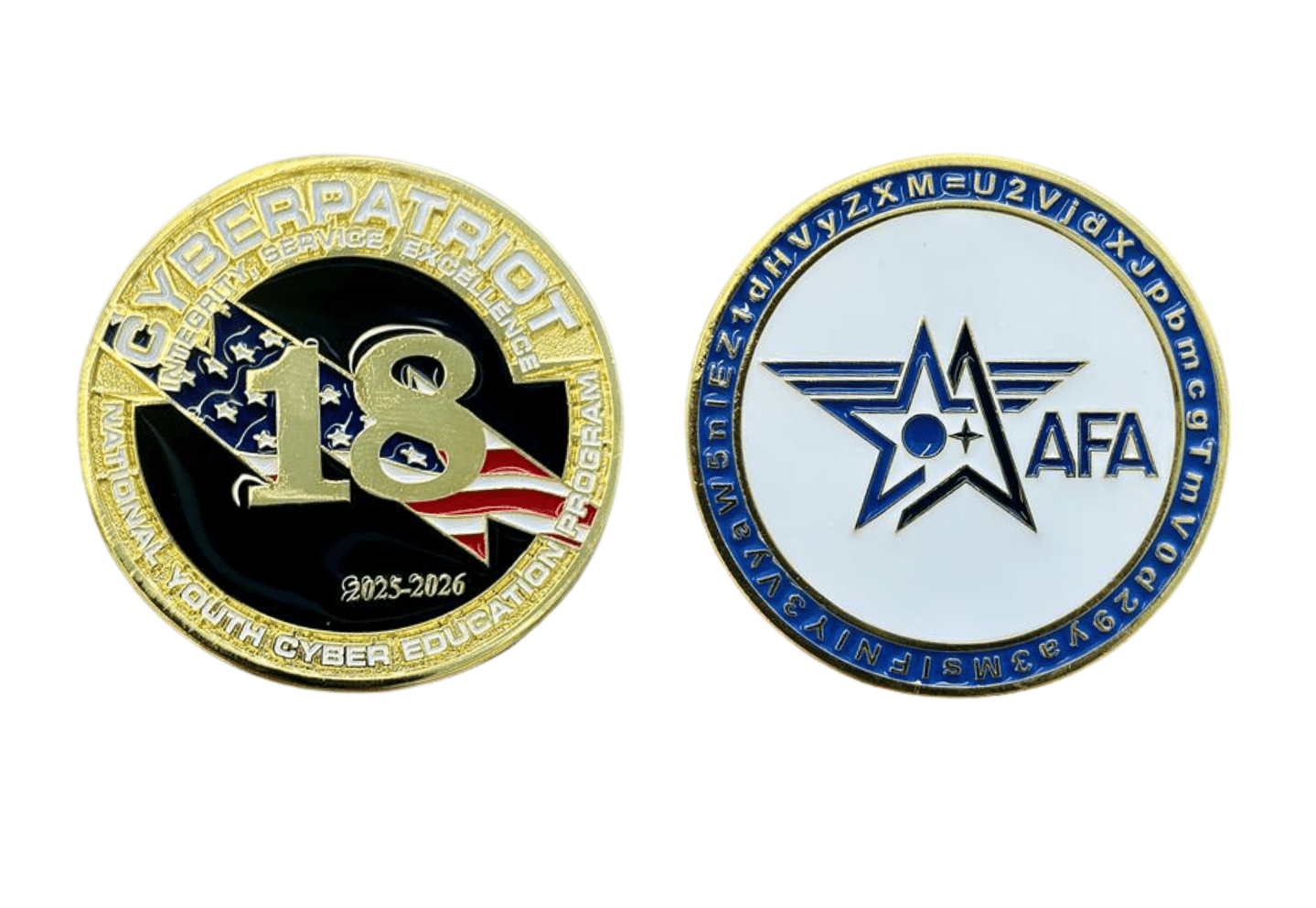 CyberPatriot 18 Challenge Coin - ShopAFA