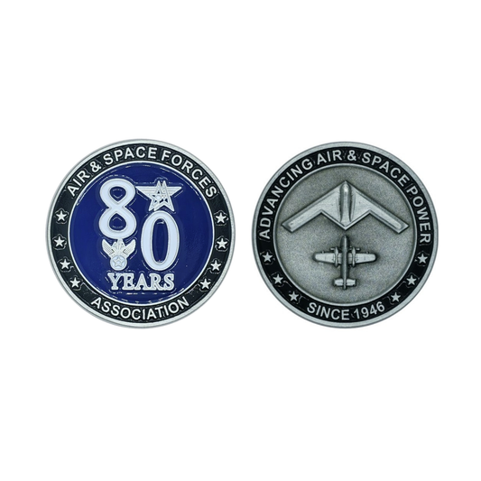 AFA 80th Anniversary Challenge Coin: Air Edition