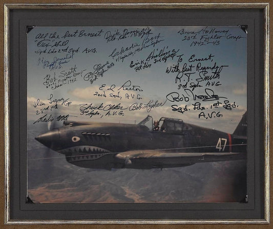 Flying Tigers Pilots' Signatures Collage