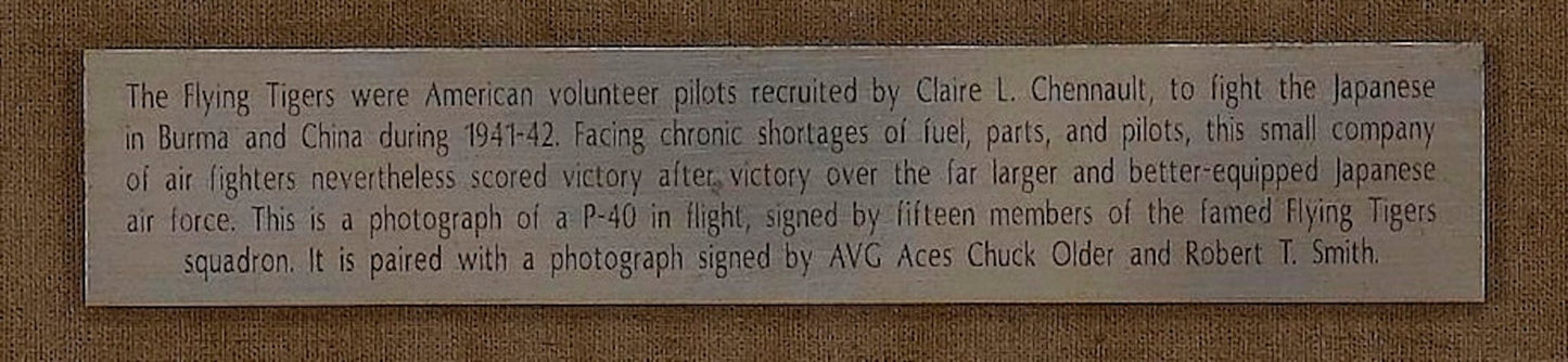 Flying Tigers Pilots' Signatures Collage