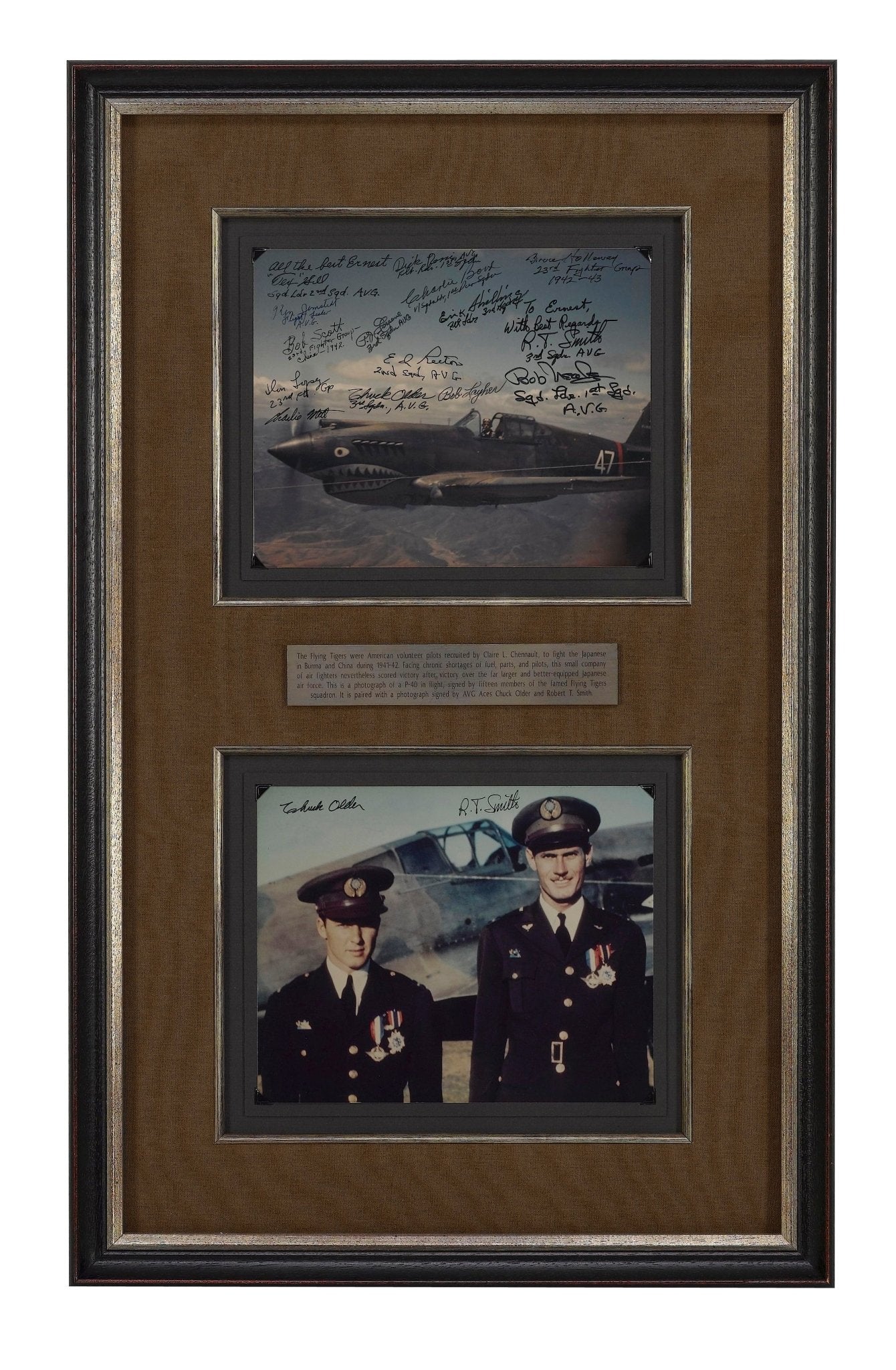 Flying Tigers Pilots' Signatures Collage