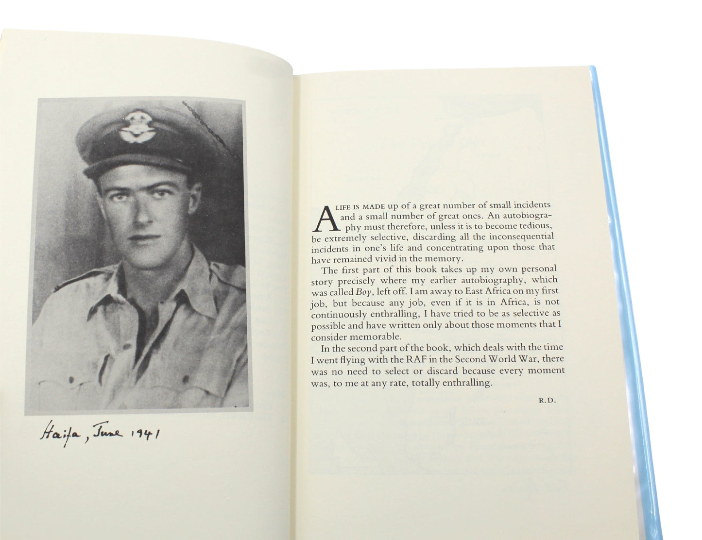 Going Solo, Signed by Roald Dahl, First Edition in Original Dust Jacket, 1986