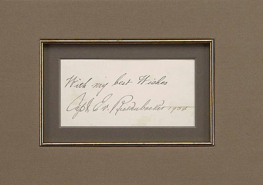 Great Air Force Captains Collage, with Signatures of Chennault, Arnold, Vandenberg, Spaatz, Mitchell, and Rickenbacker