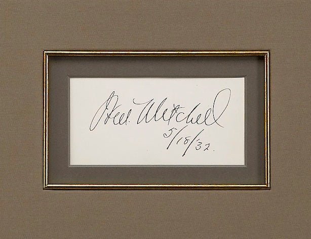 Great Air Force Captains Collage, with Signatures of Chennault, Arnold, Vandenberg, Spaatz, Mitchell, and Rickenbacker