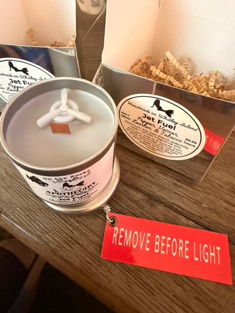 "Jet Fuel" Wood Wick Candle