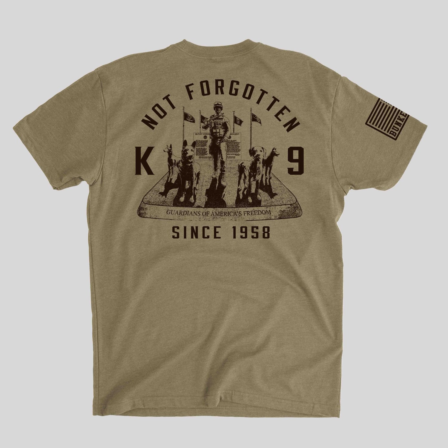 JBSA Lackland K9 - Not Forgotten T-Shirt - ShopAFA