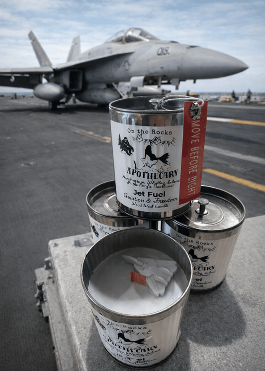 "Jet Fuel" Wood Wick Candle - ShopAFA