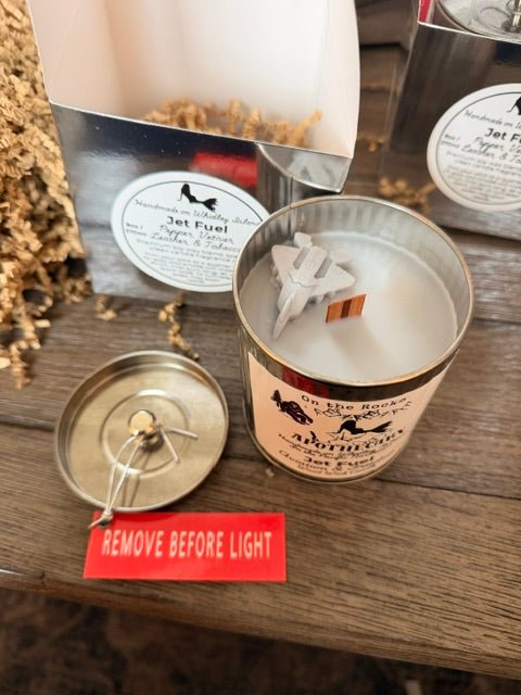 "Jet Fuel" Wood Wick Candle - ShopAFA