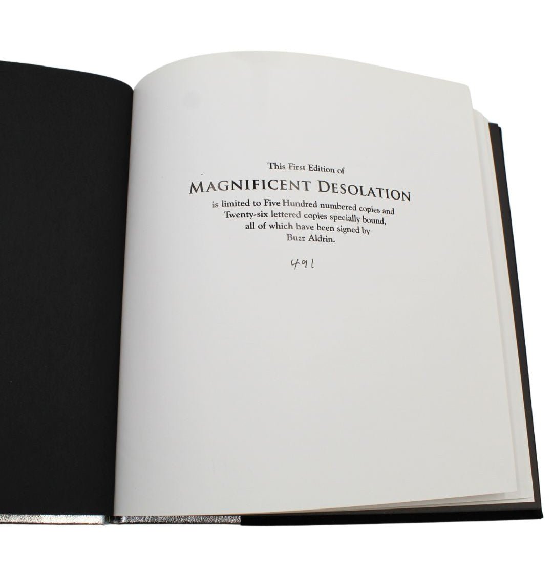 Magnificent Desolation: Images from the Apollo 11 Lunar Mission, Signed by Buzz Aldrin, First Edition, #148/500, 2009
