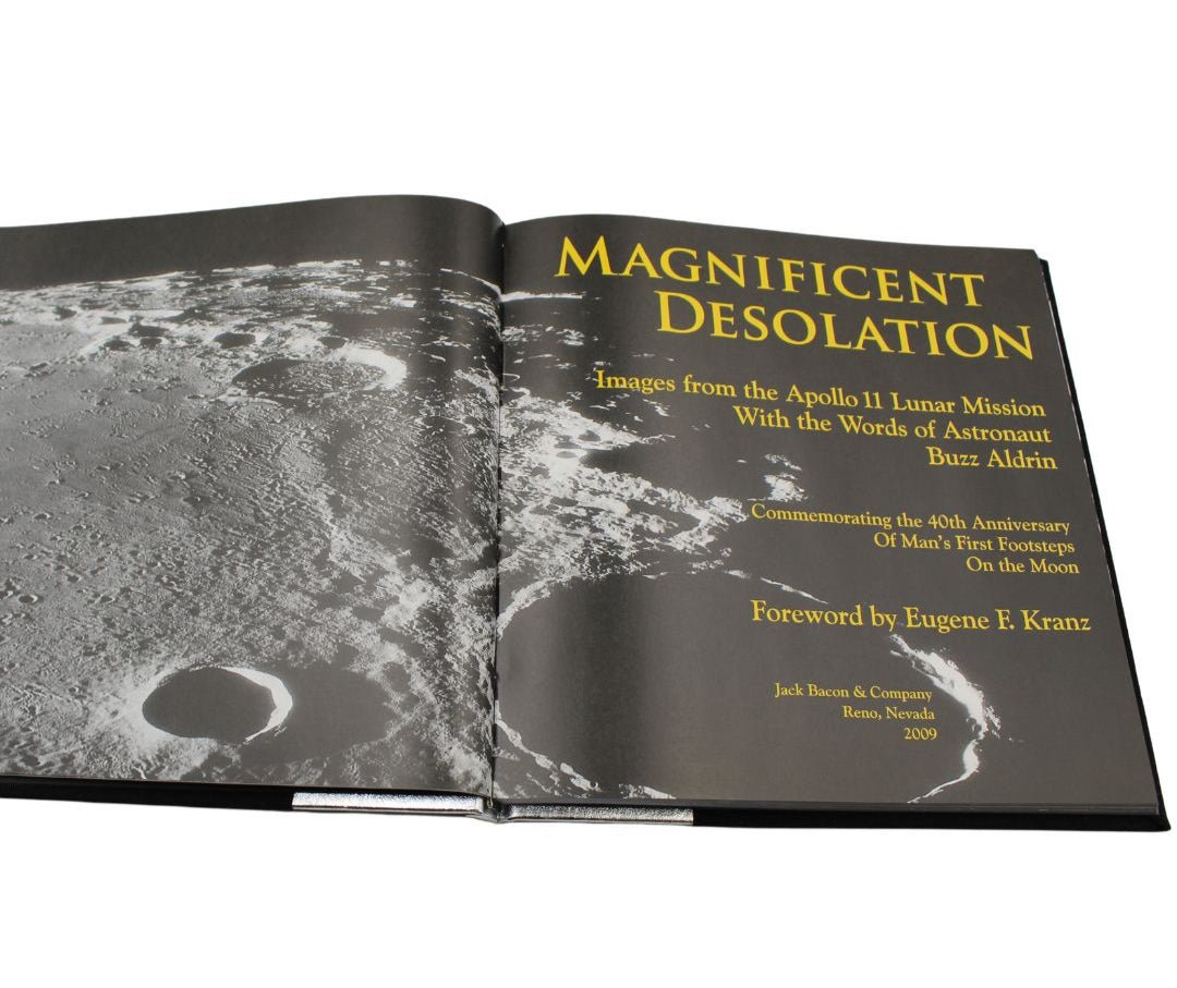 Magnificent Desolation: Images from the Apollo 11 Lunar Mission, Signed by Buzz Aldrin, First Edition, #148/500, 2009