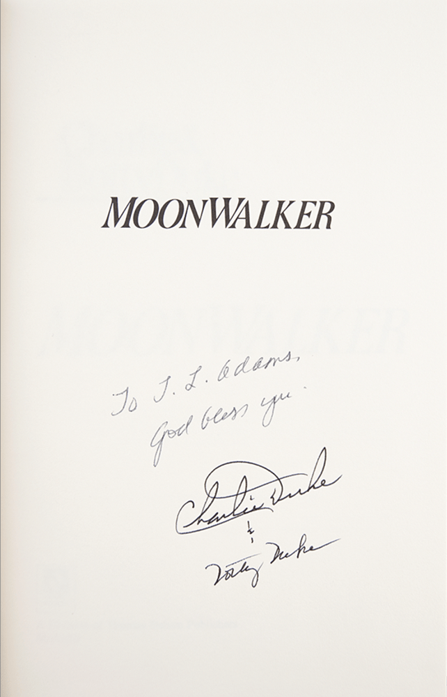 Moonwalker, Signed by Charlie and Dotty Duke, First Edition, 1990