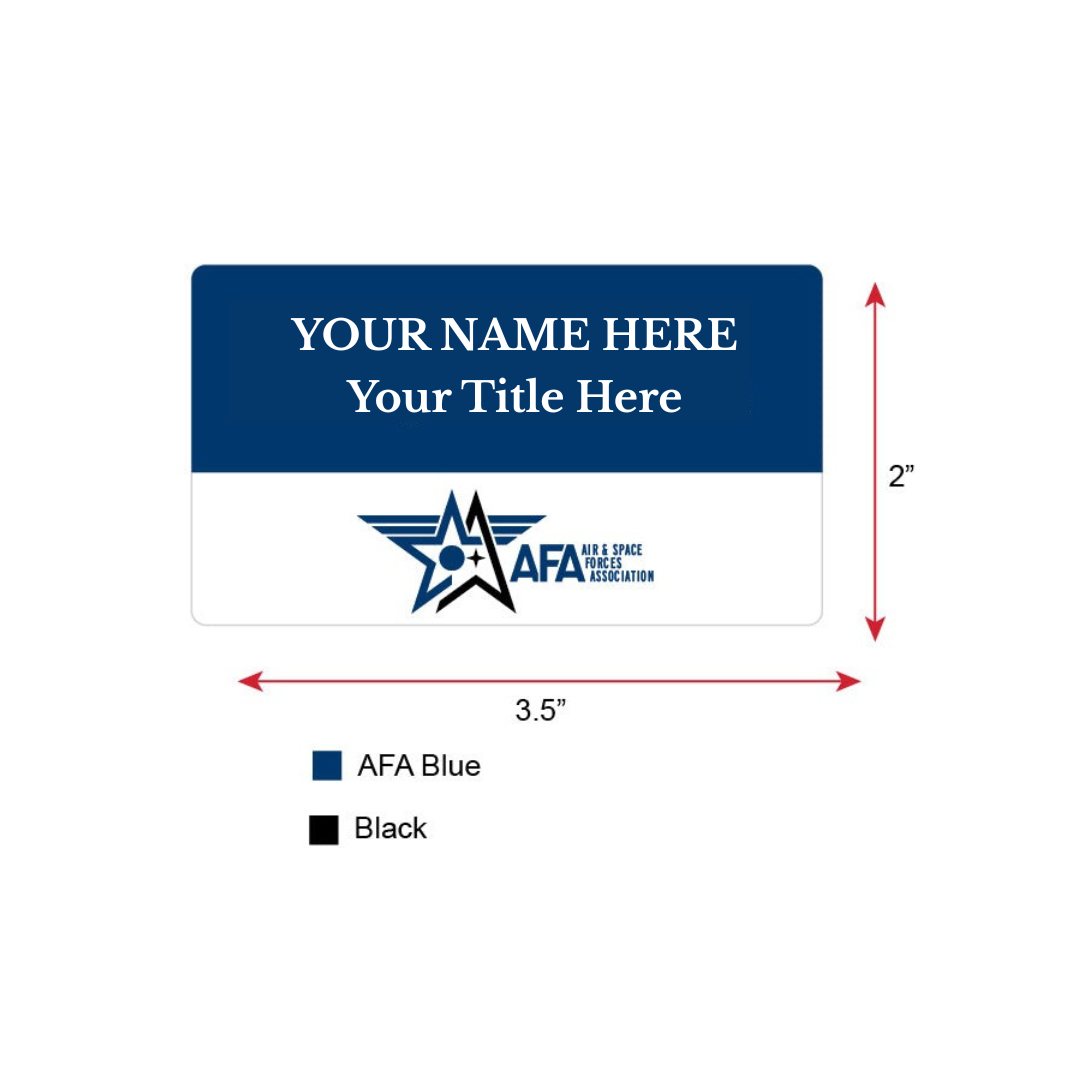 AFA Chapter Name Badges (Custom)