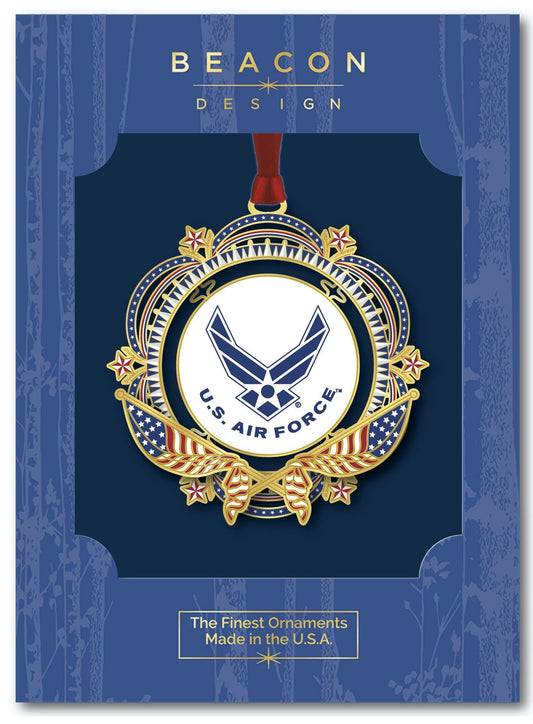 Patriotic U.S. Air Force Holiday Ornament - ShopAFA