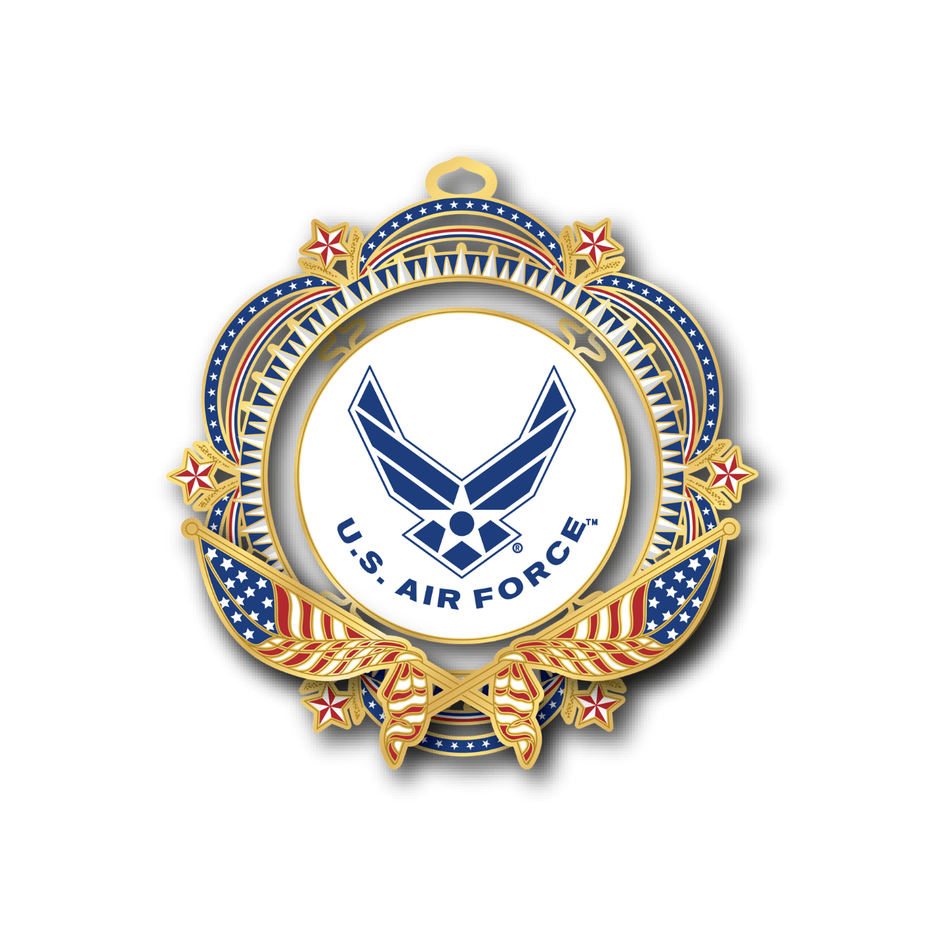 Patriotic U.S. Air Force Holiday Ornament - ShopAFA