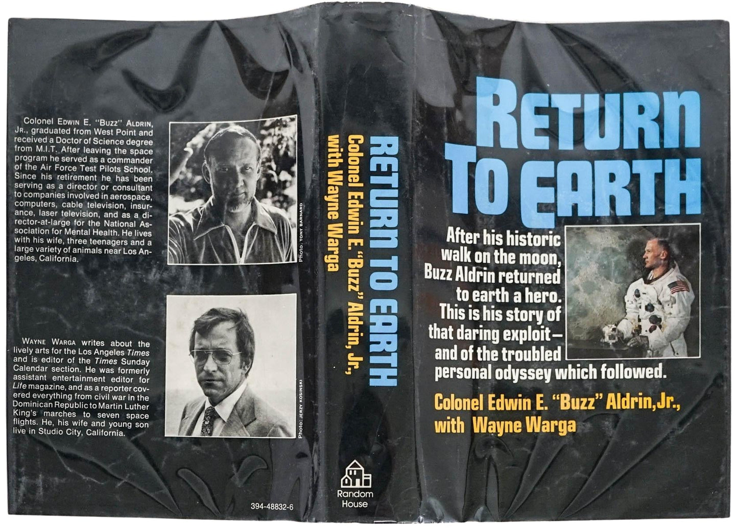 Return to Earth, Signed and Inscribed by Edwin "Buzz" Aldrin, First Edition in Original Dust Jacket, 1973