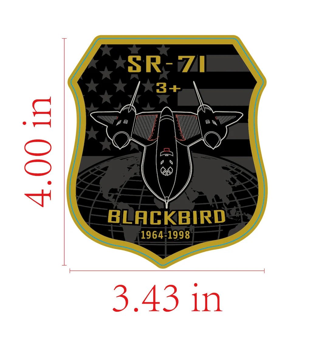 SR-71 Blackbird Sticker - ShopAFA