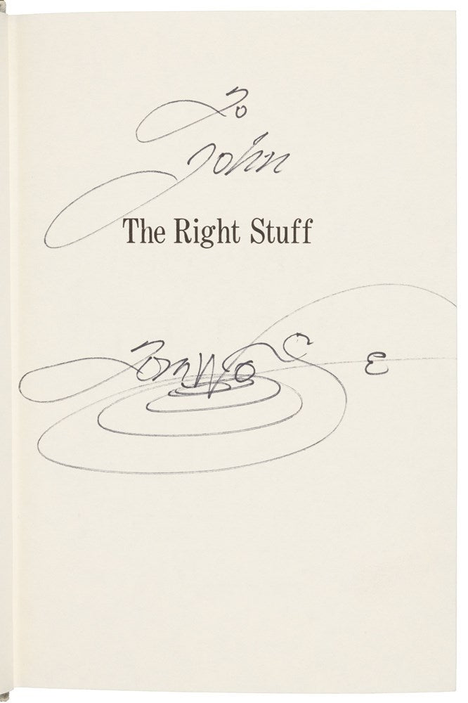 The Right Stuff, Signed by Tom Wolfe, First Edition in Original Dust Jacket, 1979