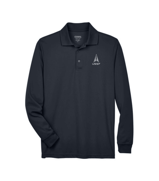 U.S. Space Force Long Sleeve Polo - ShopAFA