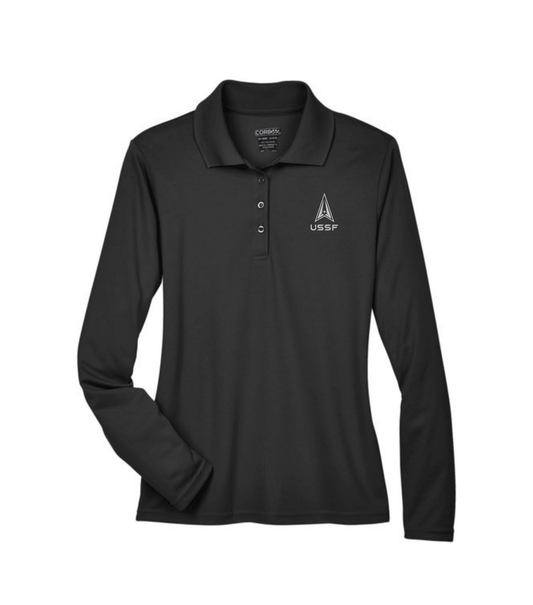 U.S. Space Force Long Sleeve Polo - ShopAFA