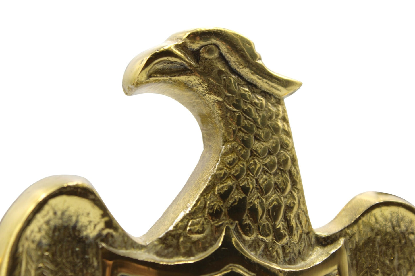 Vintage Brass Eagle with Shield Bookends