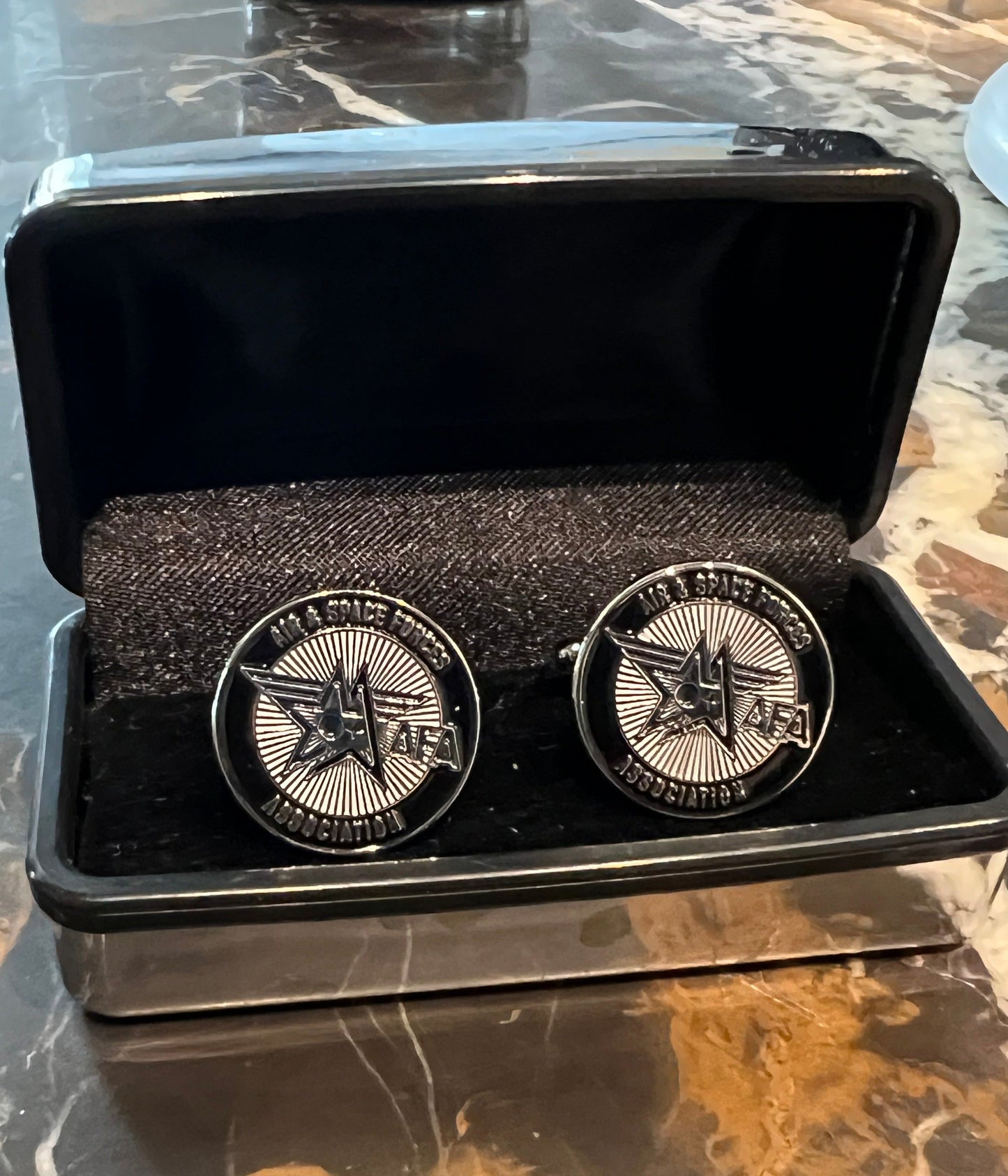 Round AFA Logo Cufflinks