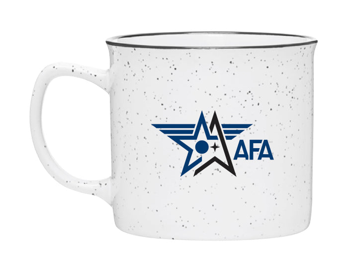 AFA Logo White Camper Mug