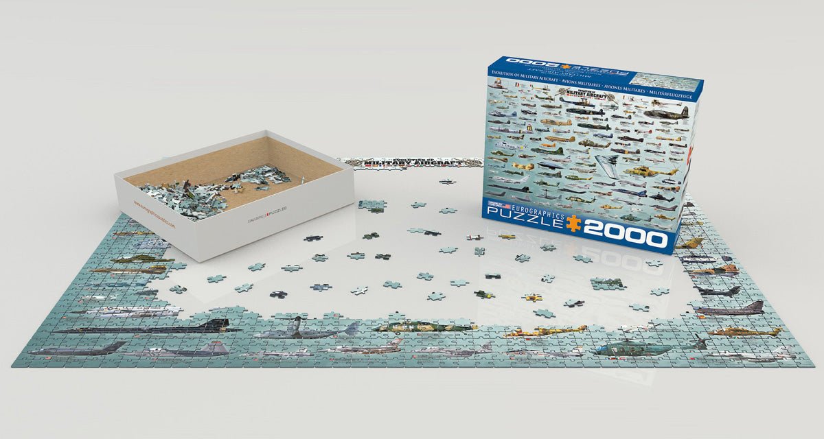 Evolution of Military Aircraft Puzzle - ShopAFA