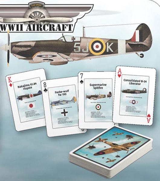 WWII Aircraft Playing Cards
